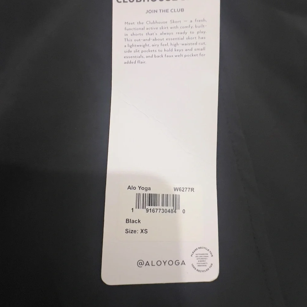 ALO Yoga Women's Charcoal Skort - Picture 3 of 3
